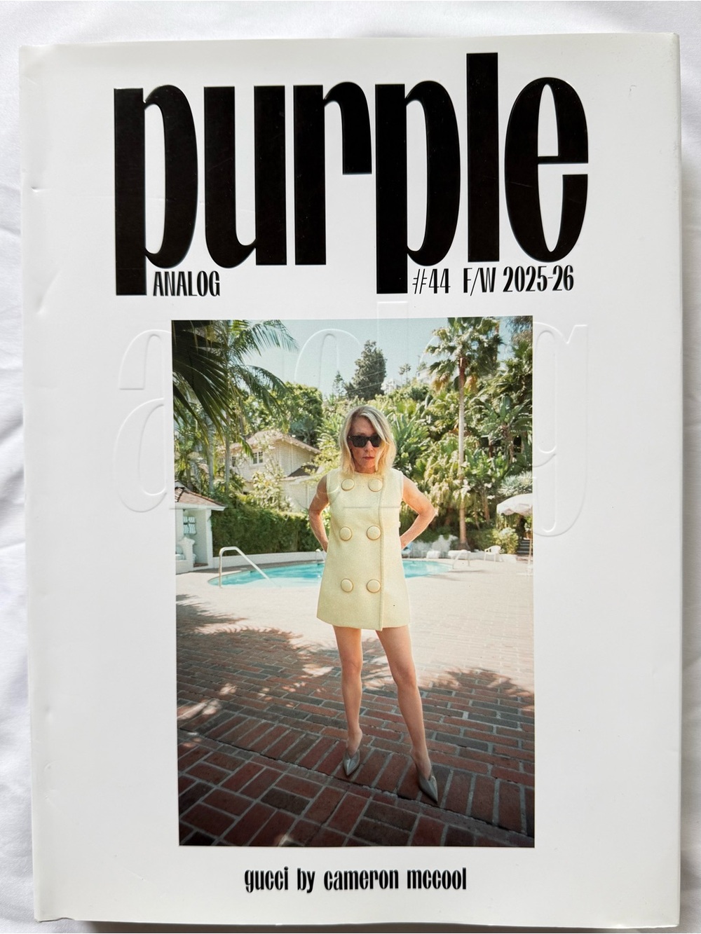 Purple Magazine Issue #44 Analog, Gucci by Cameron Mccool